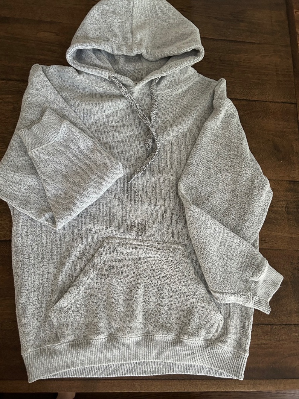 Cozy knit hoodie
